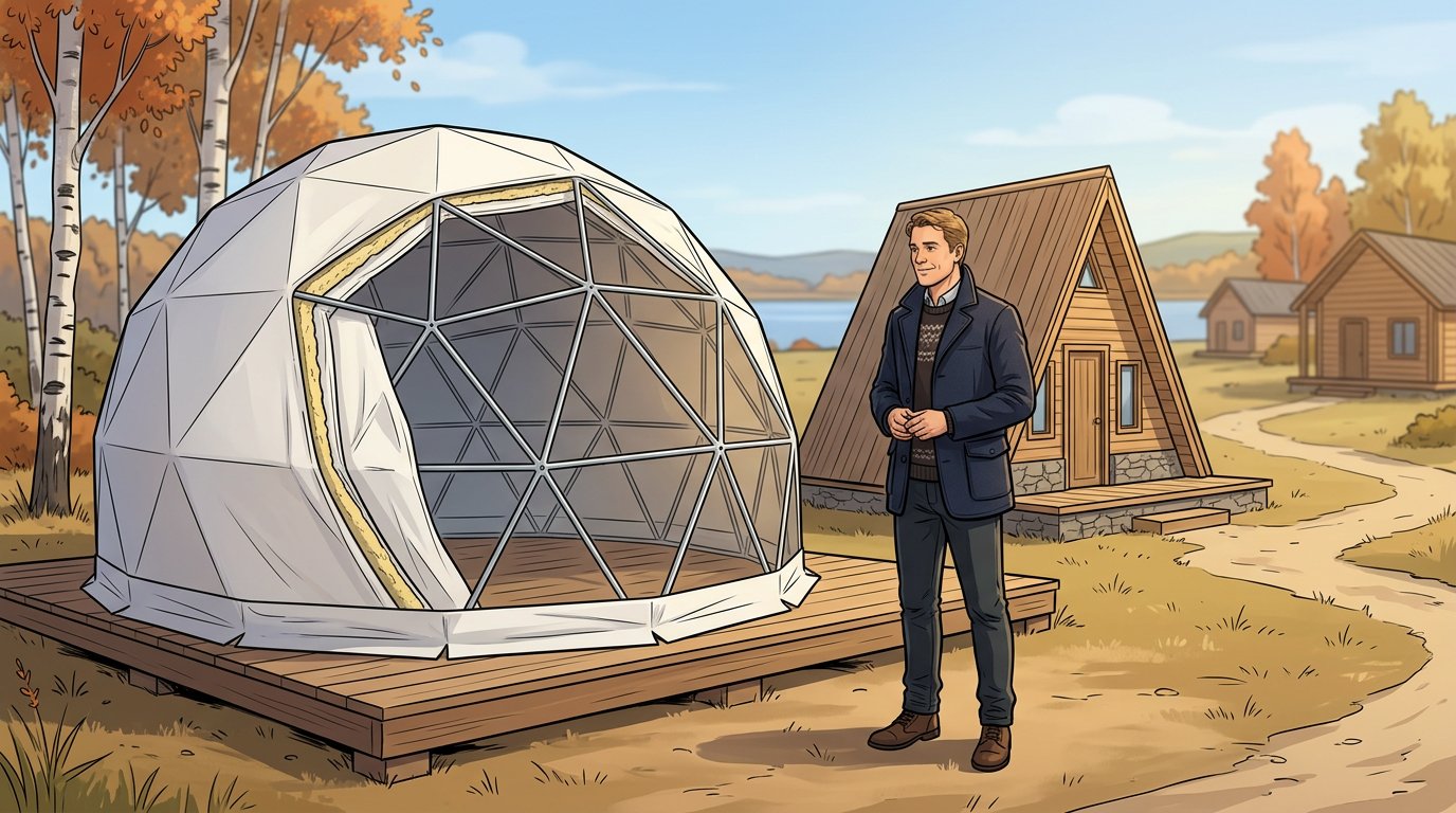 «Выбираю между каркасным домом и сферой» — что ответил продавец сферы